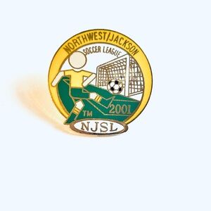 2001 Northwest Jackson Soccer League Pin, Memorabilia, Soccer